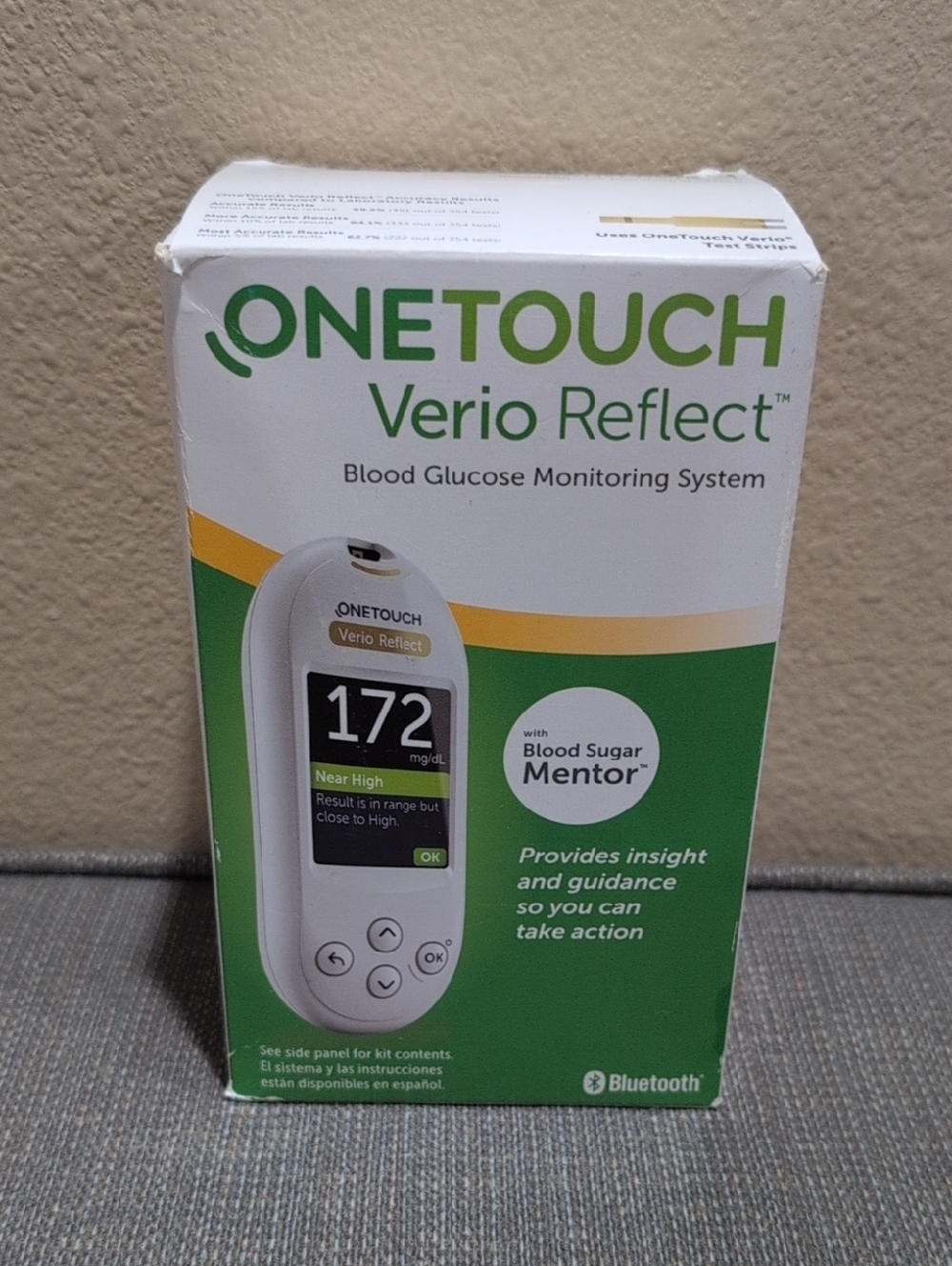 OneTouch Verio Reflect Blood Glucose Monitoring System - Green/White